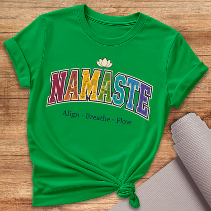 Namaste Regenbogen T-Shirt