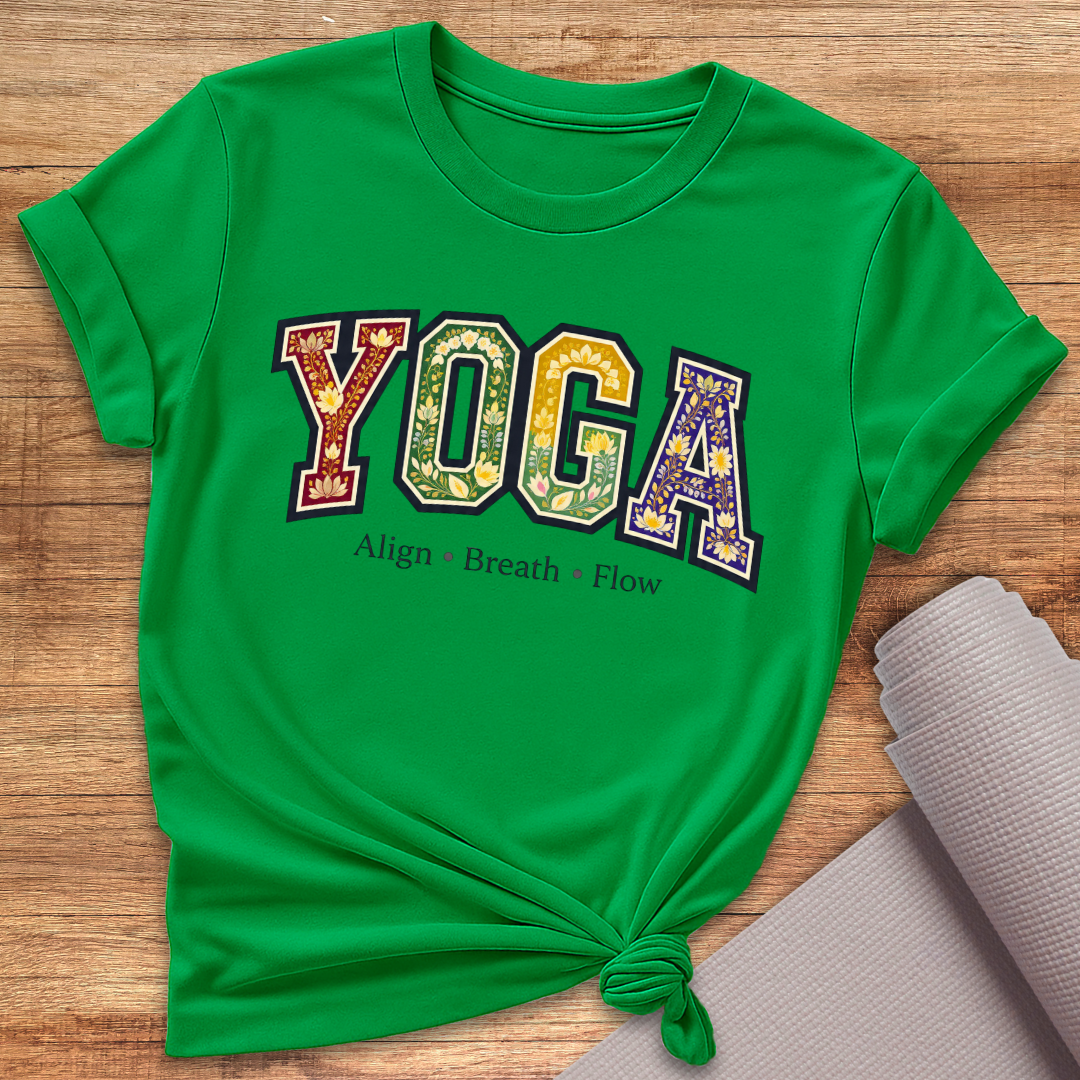 Yoga Regenbogen T-Shirt