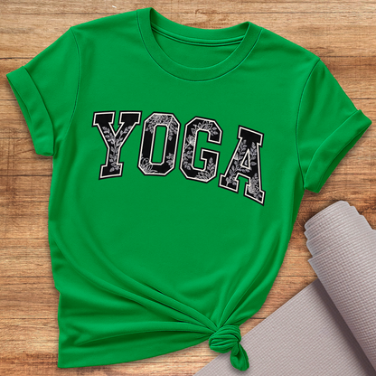Yoga Schwarz Weiss T-Shirt