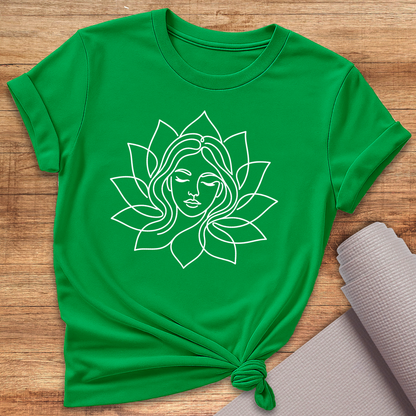 Lotus Face Mandala T-Shirt