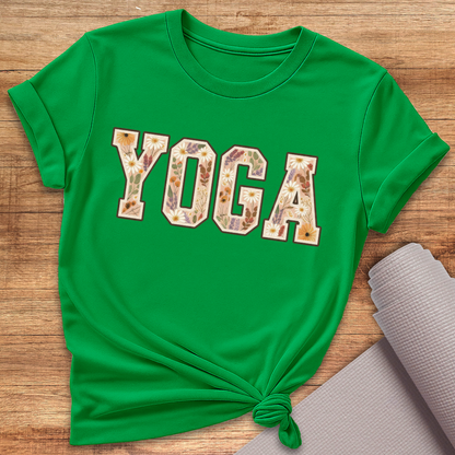 Floral Yoga T-Shirt