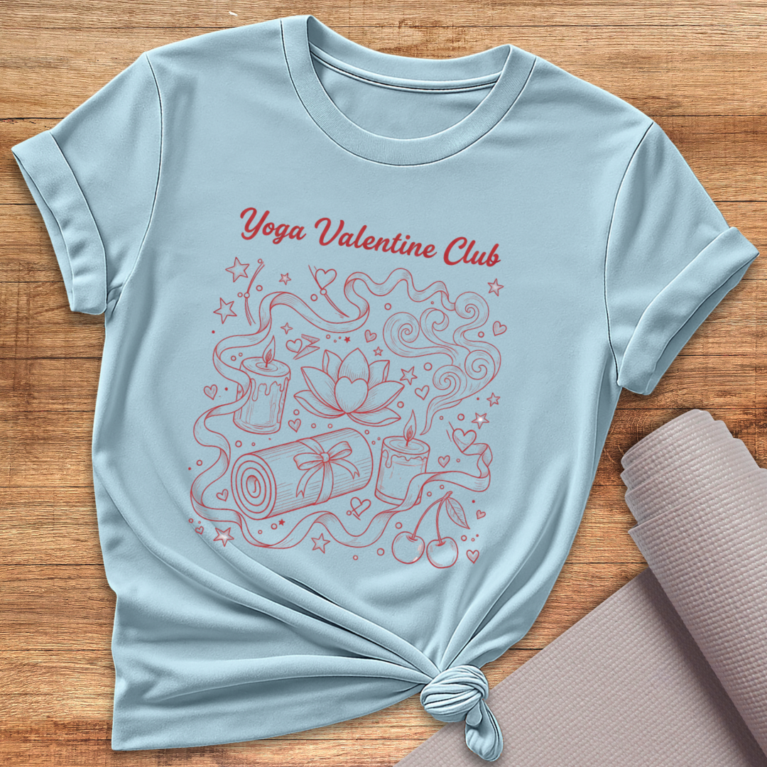 Yoga Valentine Club T-Shirt