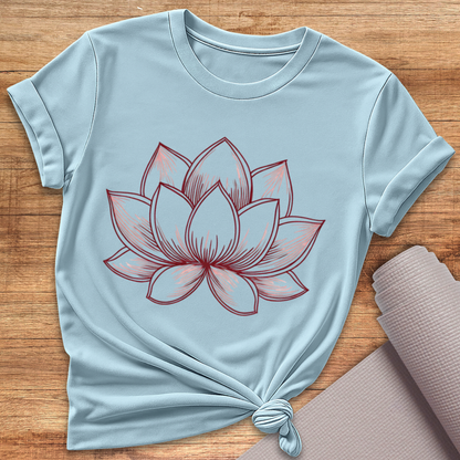 Sketch Lotus T-Shirt