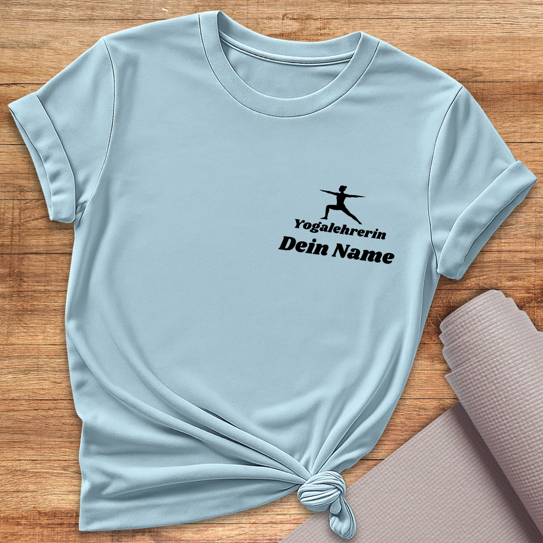 Personalisiertes T-Shirt für Yogalehrerin