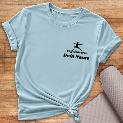 Personalisiertes T-Shirt für Yogalehrerin