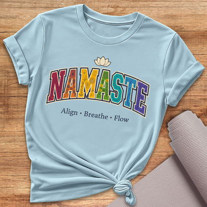 Namaste Regenbogen T-Shirt