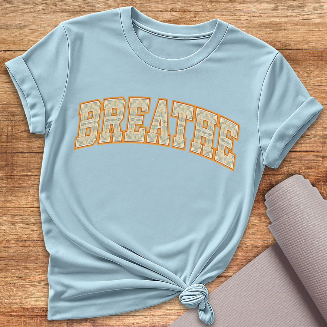 Breathe Grün Gelb T-Shirt