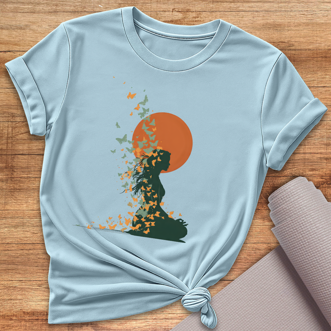 Schmetterling Meditation T-Shirt