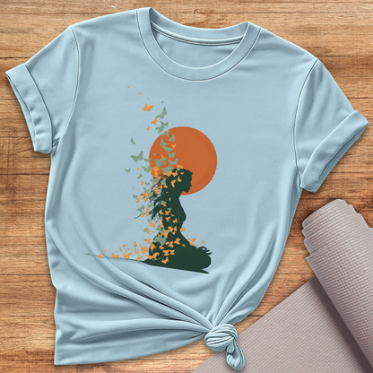 Schmetterling Meditation T-Shirt