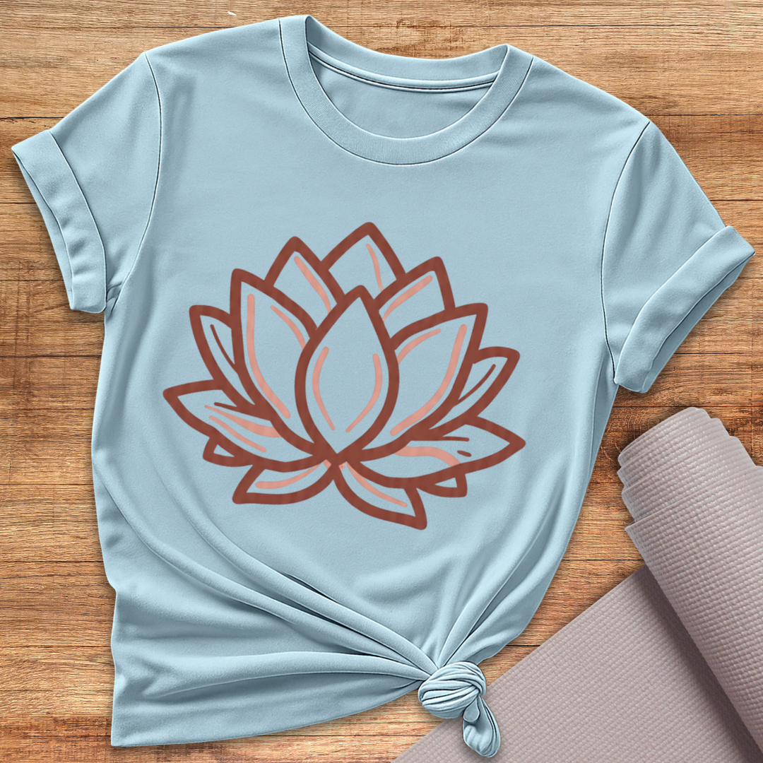 Rosegold Lotus T-Shirt