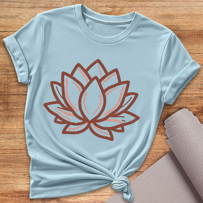 Rosegold Lotus T-Shirt