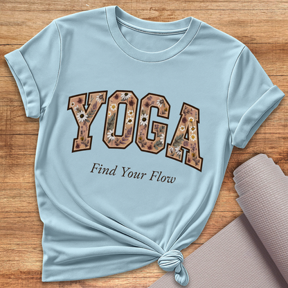 Yoga Blümchen T-Shirt