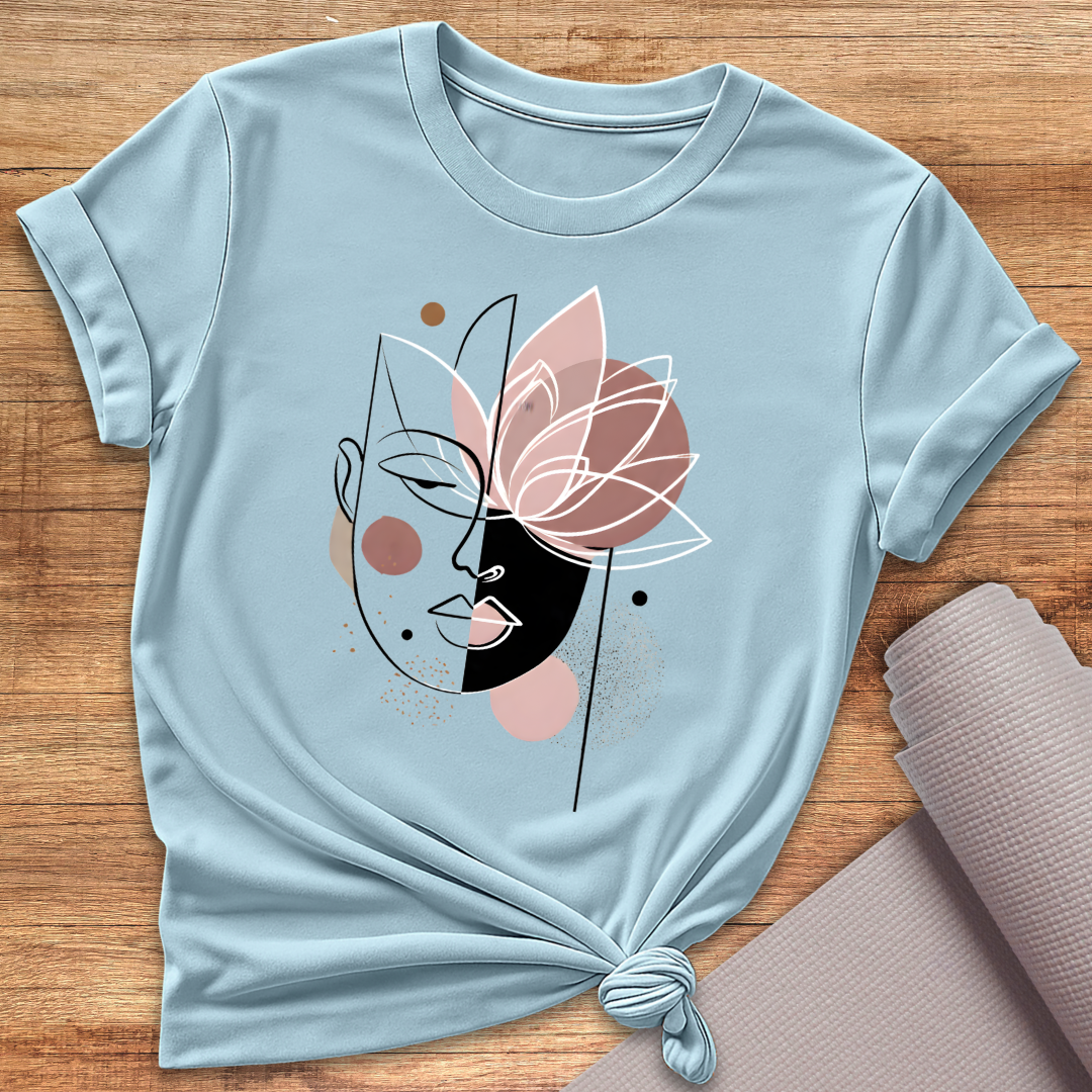 Gesicht Im Lotus T-Shirt
