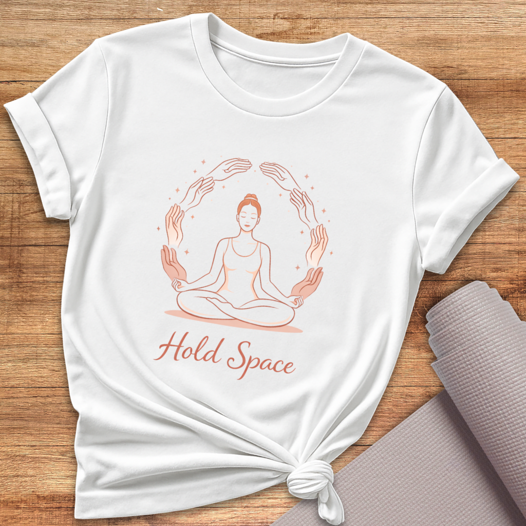 Hold Space Weisses T-Shirt