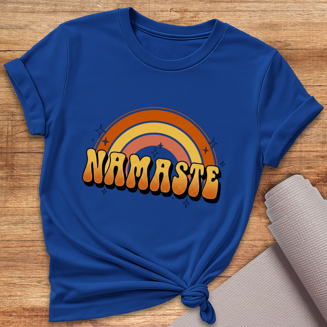 Namaste Regenbogen T-Shirt