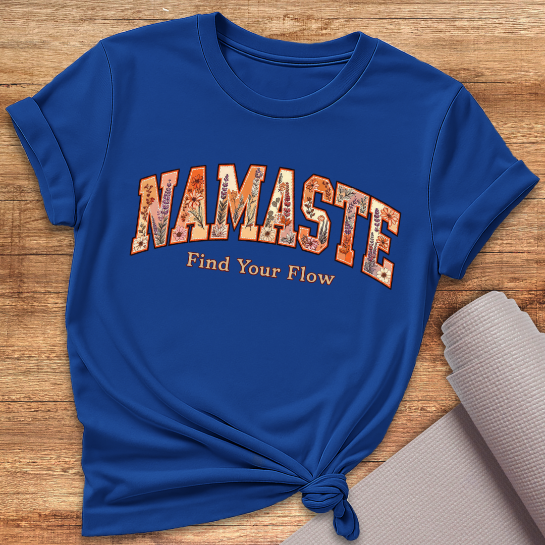 Namaste In Blumen T-Shirt