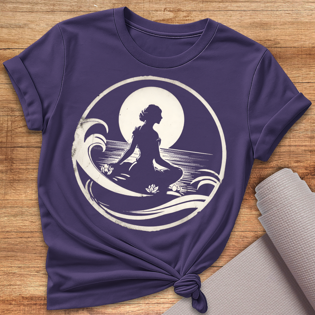 Frau Am Wasser T-Shirt