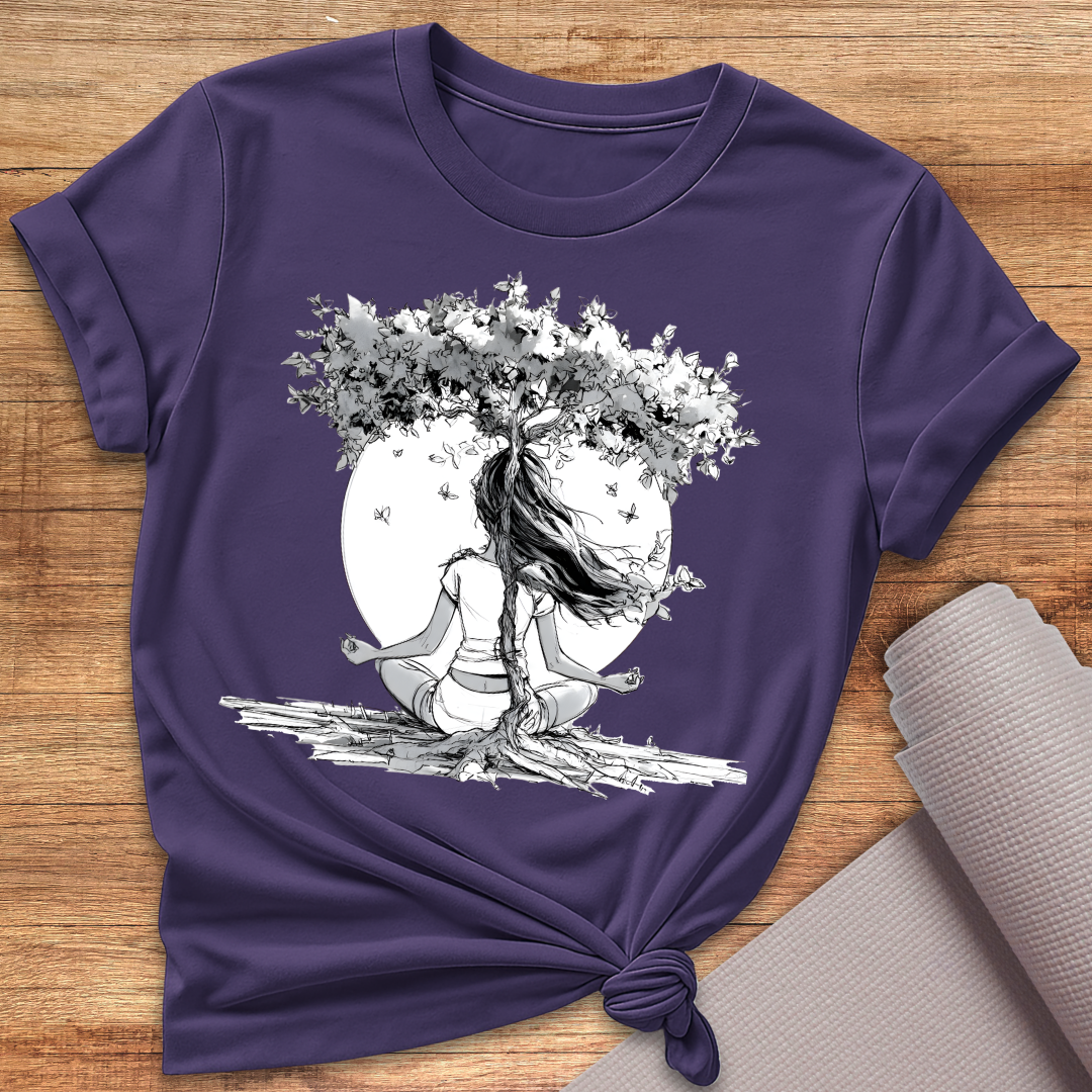 Black White Tree T-Shirt