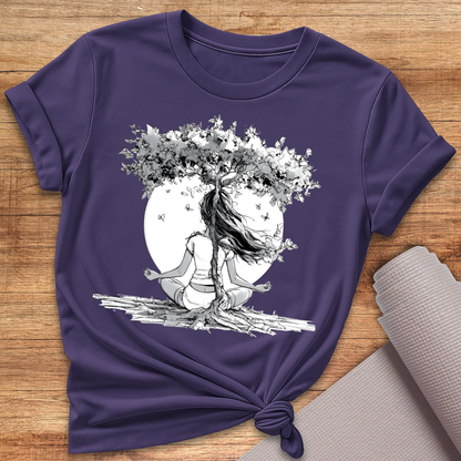 Black White Tree T-Shirt
