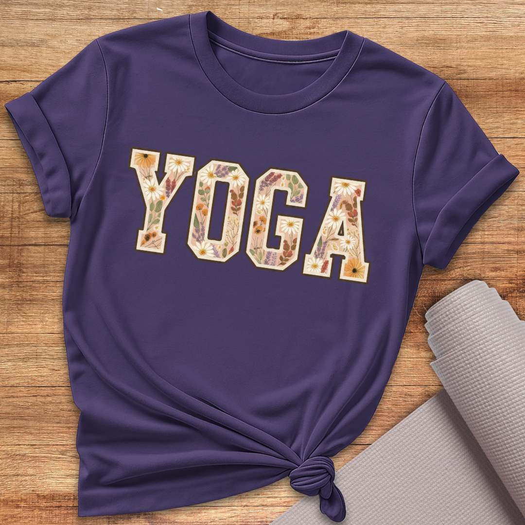 Floral Yoga T-Shirt