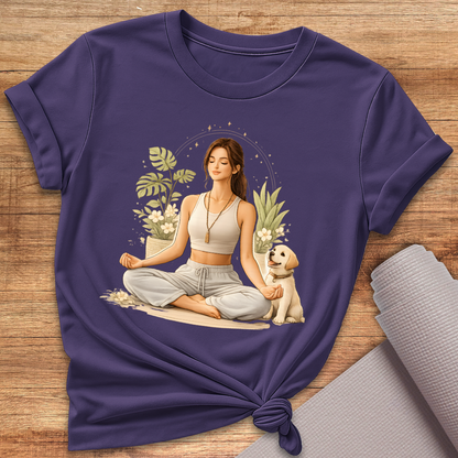 Yoga Hund T-Shirt