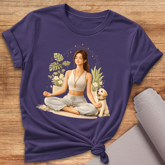 Yoga Hund T-Shirt