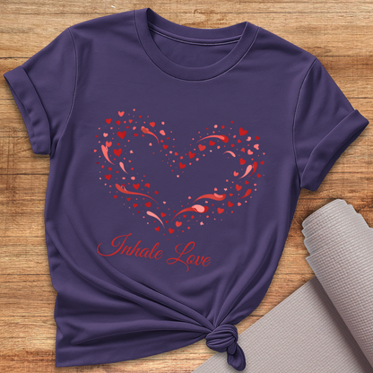 Inhale Herzen T-Shirt