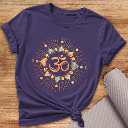 Goldenes Om T-Shirt