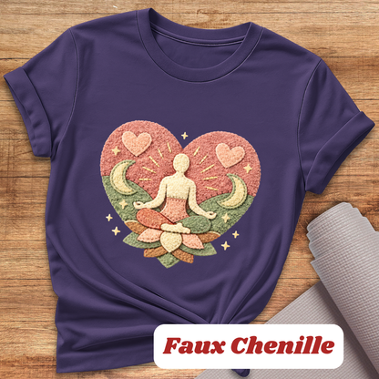 Yoga Faux Chenille T-Shirt