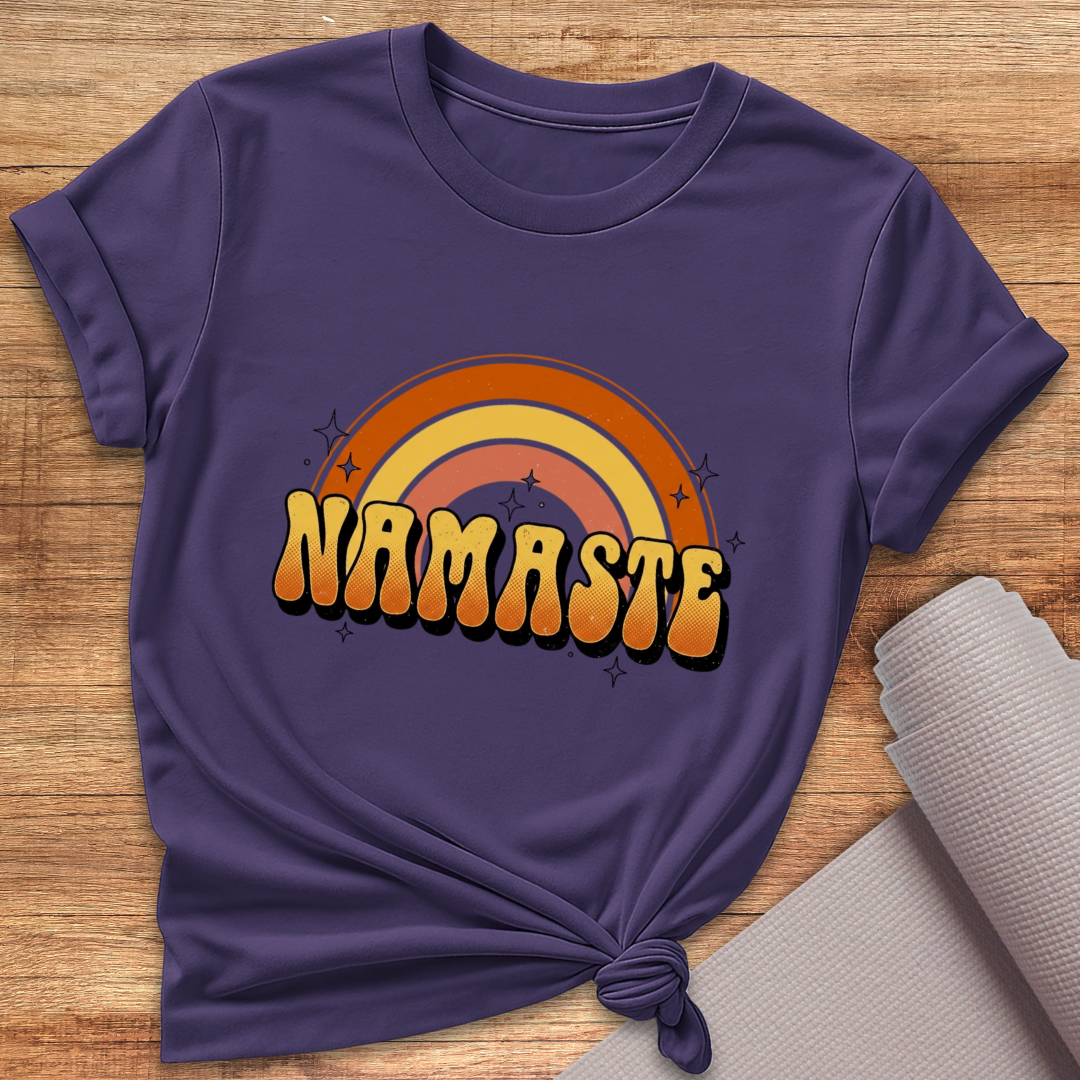 Namaste Regenbogen T-Shirt