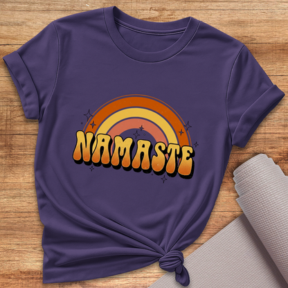 Namaste Regenbogen T-Shirt