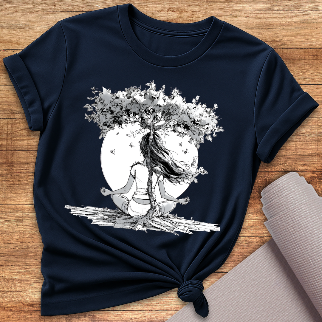 Black White Tree T-Shirt