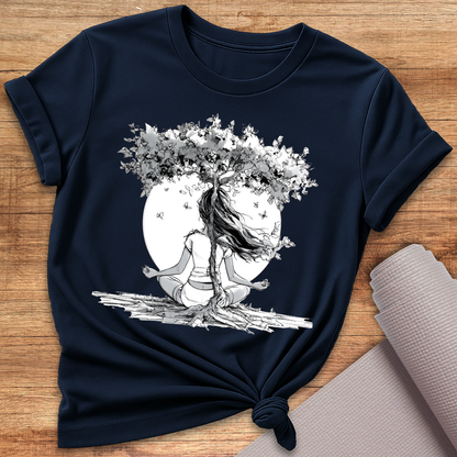 Black White Tree T-Shirt