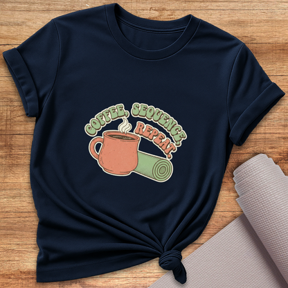 Coffee Sequence Repeat T-Shirt