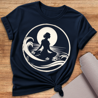 Frau Am Wasser T-Shirt