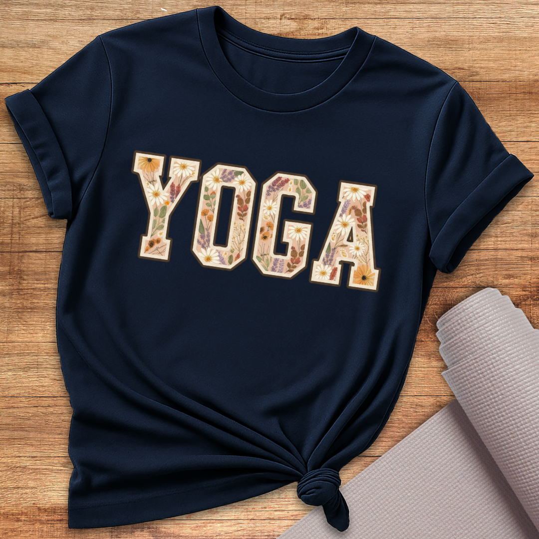 Floral Yoga T-Shirt