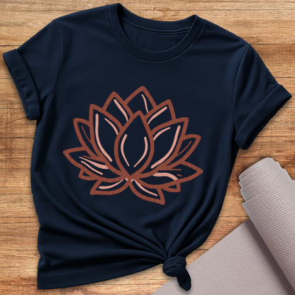 Rosegold Lotus T-Shirt