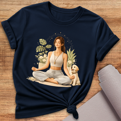 Yoga Hund T-Shirt