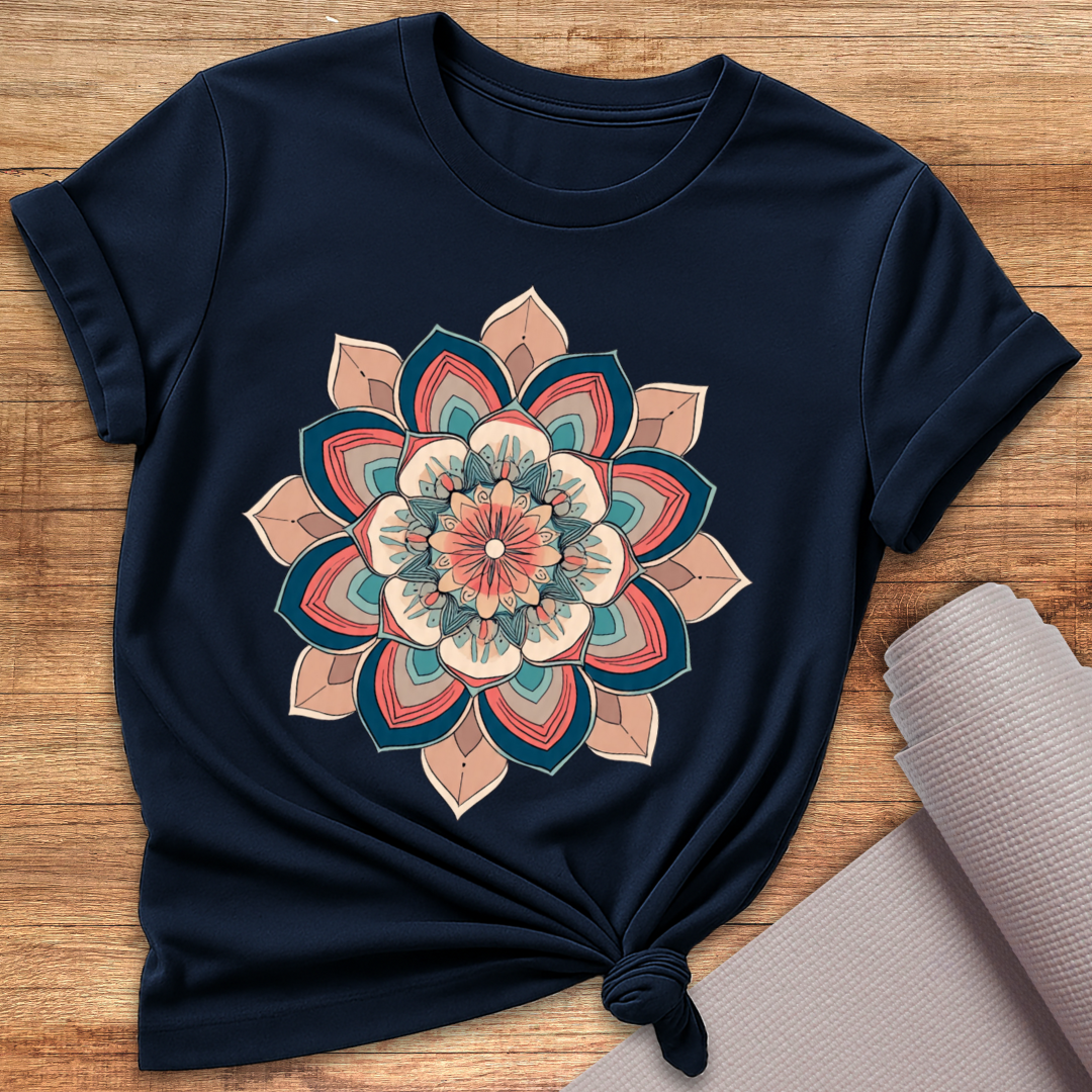 Bunte Mandala T-Shirt