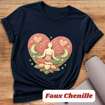 Yoga Faux Chenille T-Shirt