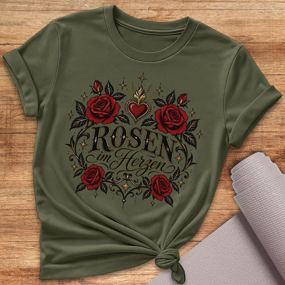 Rosen Im Herzen T-Shirt