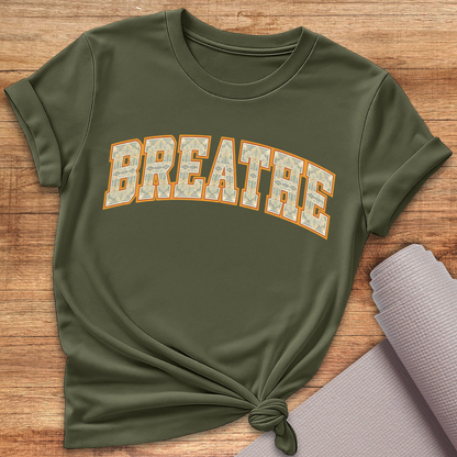 Breathe Grün Gelb T-Shirt