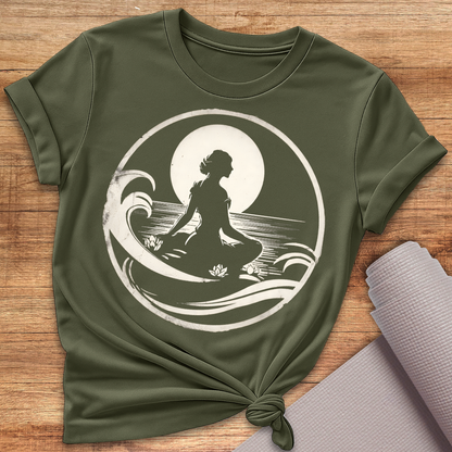 Frau Am Wasser T-Shirt