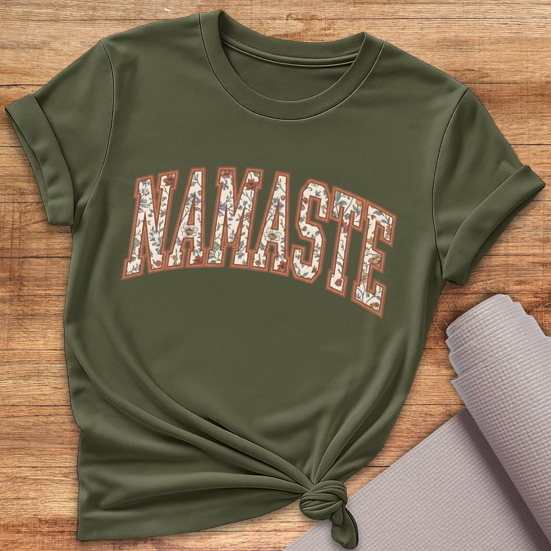 Namaste Braun T-Shirt
