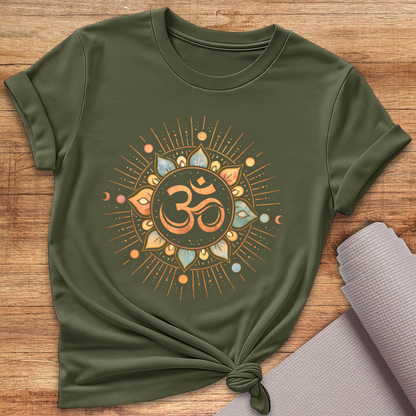 Goldenes Om T-Shirt