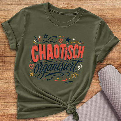 Chaotisch Organisiert Bunt T-Shirt