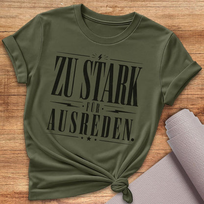 Zu Stark Schwarz T-Shirt