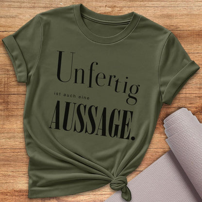 Unfertig T-Shirt