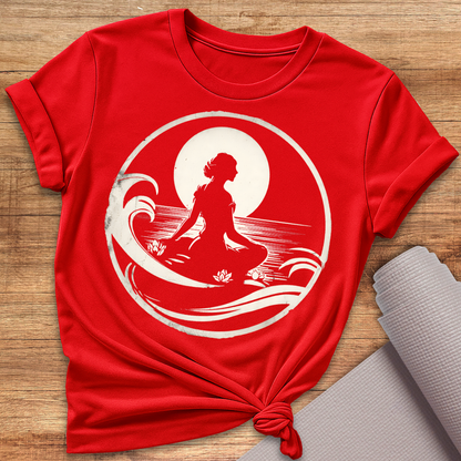 Frau Am Wasser T-Shirt