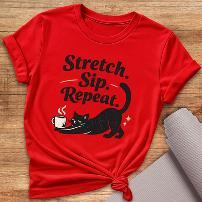 Stretch Sip Repeat T-Shirt